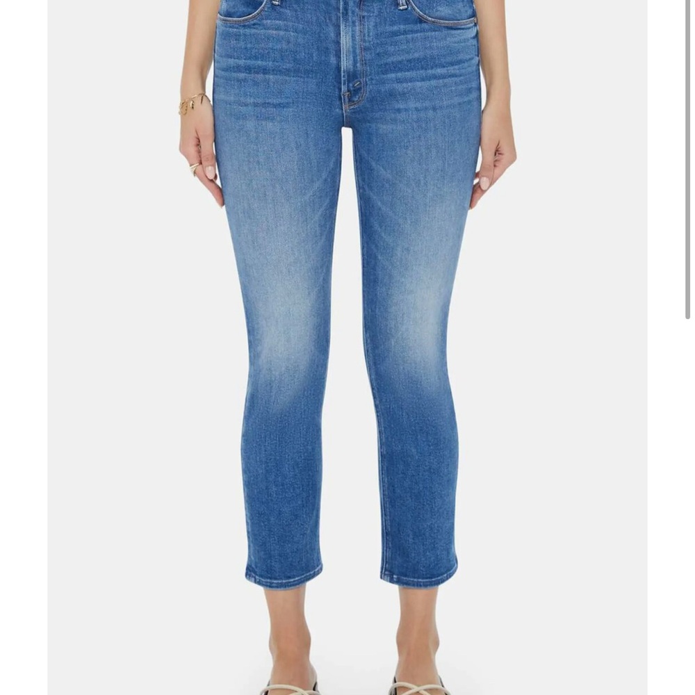 The Dazzler Mid Rise Ankle Straight Leg Jeans 25 in Different Strokes